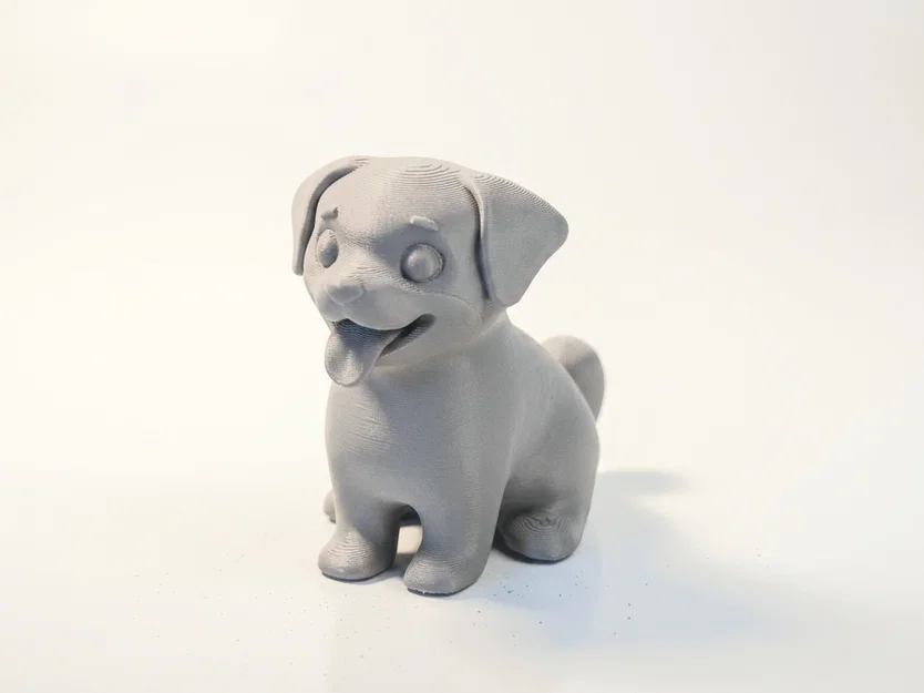 Mô hình chú cún hạnh phúc - File STL in 3D đáng yêu - Image 1
