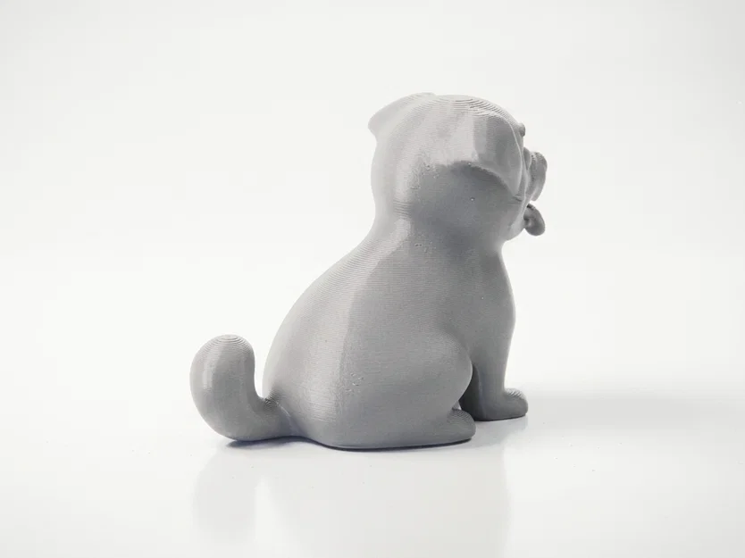 Mô hình chú cún hạnh phúc - File STL in 3D đáng yêu - Image 3