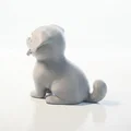 Mô hình chú cún hạnh phúc - File STL in 3D đáng yêu - Thumbnail 4