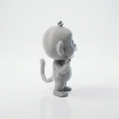Mô hình Khỉ Con Hạnh Phúc Dễ Thương In 3D