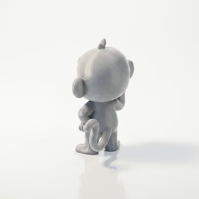 Mô hình Khỉ Con Hạnh Phúc Dễ Thương In 3D