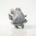 Mô hình Hà mã phong cách Hawaii (Hawaai Hippo) in 3D - Thumbnail 4