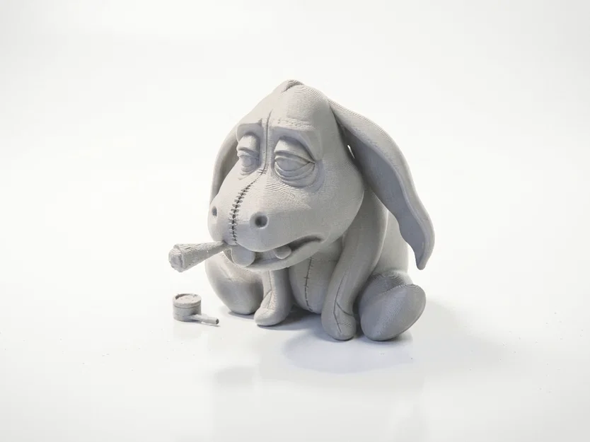 Mô hình chú lừa 3D - Tượng trang trí sưu tầm độc đáo - Image 1