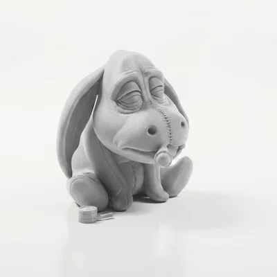 Mô hình chú lừa 3D - Tượng trang trí sưu tầm độc đáo