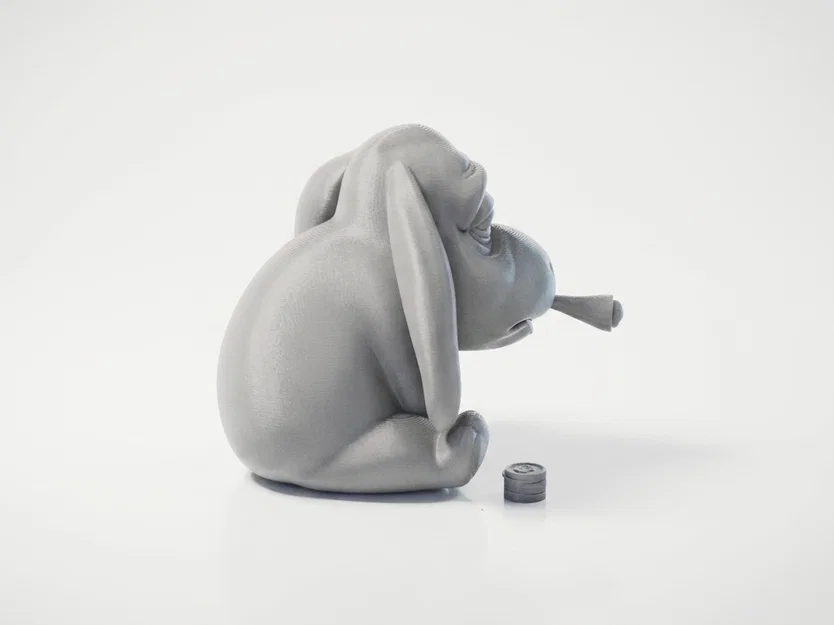 Mô hình chú lừa 3D - Tượng trang trí sưu tầm độc đáo - Image 3