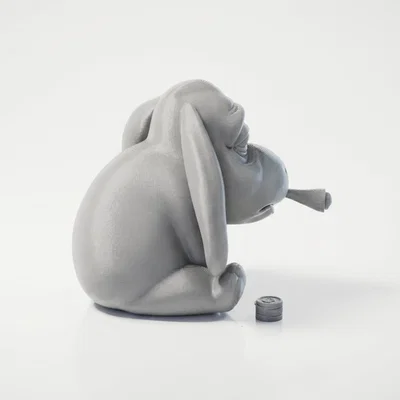 Mô hình chú lừa 3D - Tượng trang trí sưu tầm độc đáo