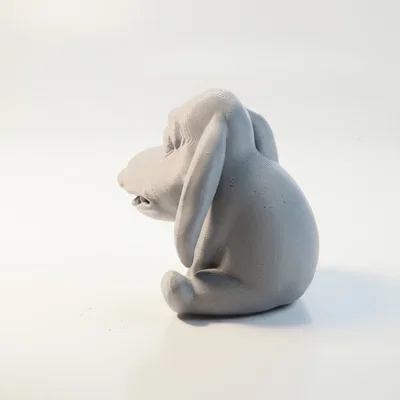 Mô hình chú lừa 3D - Tượng trang trí sưu tầm độc đáo