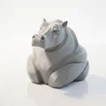 Mô hình tượng Hà mã 3D in được - Thumbnail 1