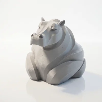 Mô hình tượng Hà mã 3D in được
