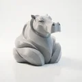 Mô hình tượng Hà mã 3D in được - Thumbnail 2