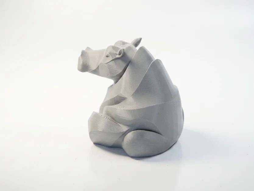 Mô hình tượng Hà mã 3D in được - Image 4