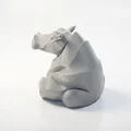 Mô hình tượng Hà mã 3D in được - Thumbnail 4