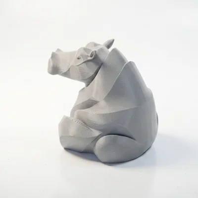 Mô hình tượng Hà mã 3D in được