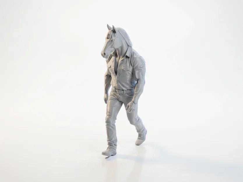 Mô hình người ngựa (Horse Man) - Nhân vật anthropomorphic in 3D - Image 1