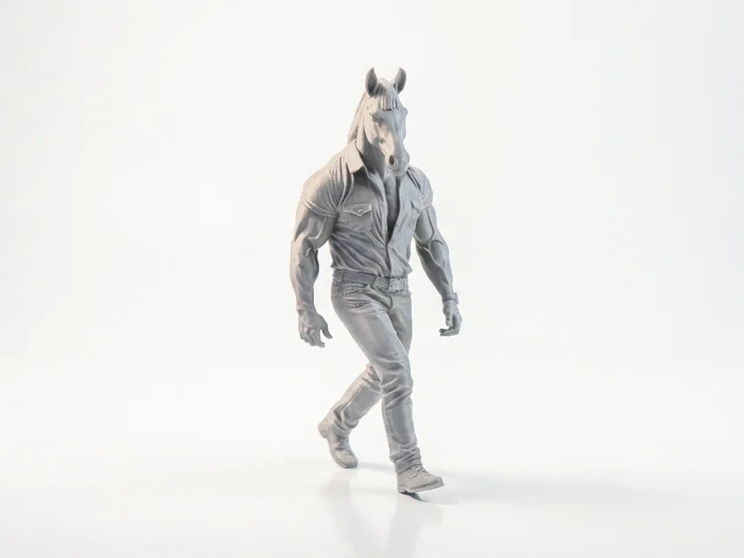 Mô hình người ngựa (Horse Man) - Nhân vật anthropomorphic in 3D - Image 2