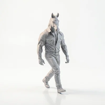 Mô hình người ngựa (Horse Man) - Nhân vật anthropomorphic in 3D