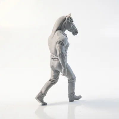 Mô hình người ngựa (Horse Man) - Nhân vật anthropomorphic in 3D
