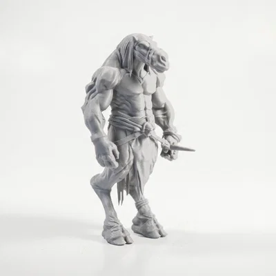 Mô Hình Chiến Binh Ngựa Cơ Bắp Jacked Horseman 3D Printable