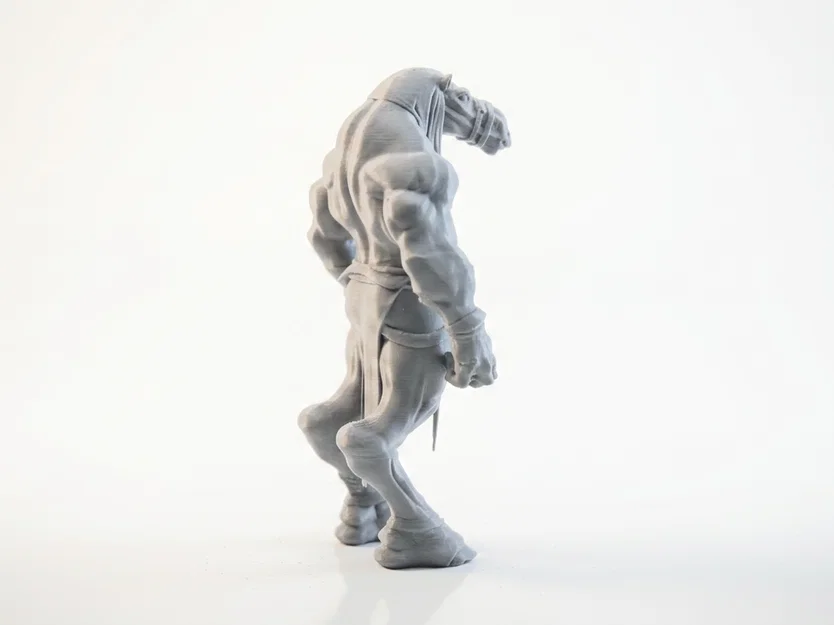 Mô Hình Chiến Binh Ngựa Cơ Bắp Jacked Horseman 3D Printable - Image 3