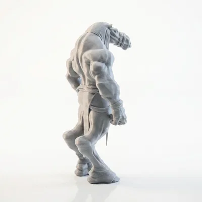 Mô Hình Chiến Binh Ngựa Cơ Bắp Jacked Horseman 3D Printable