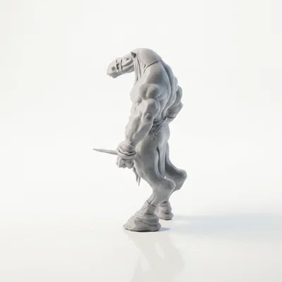 Mô Hình Chiến Binh Ngựa Cơ Bắp Jacked Horseman 3D Printable