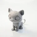 Mô hình 3D mèo con dễ thương - Tượng trang trí nhỏ xinh - Thumbnail 1