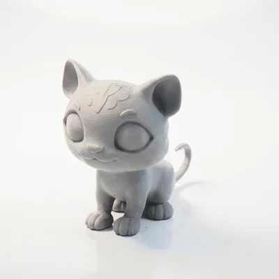 Mô hình 3D mèo con dễ thương - Tượng trang trí nhỏ xinh