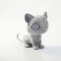 Mô hình 3D mèo con dễ thương - Tượng trang trí nhỏ xinh - Thumbnail 2