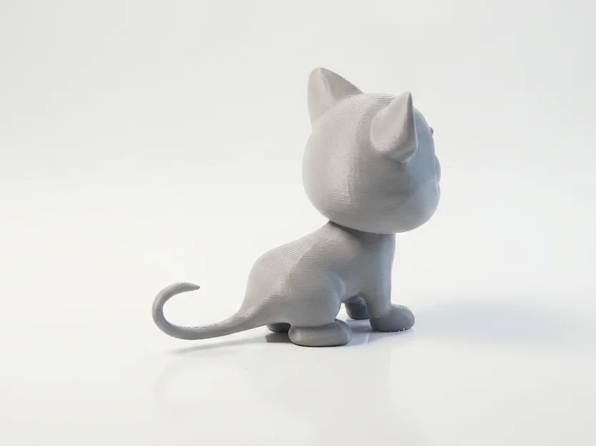 Mô hình 3D mèo con dễ thương - Tượng trang trí nhỏ xinh - Image 3