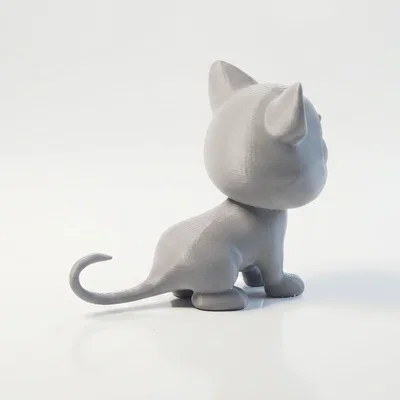 Mô hình 3D mèo con dễ thương - Tượng trang trí nhỏ xinh