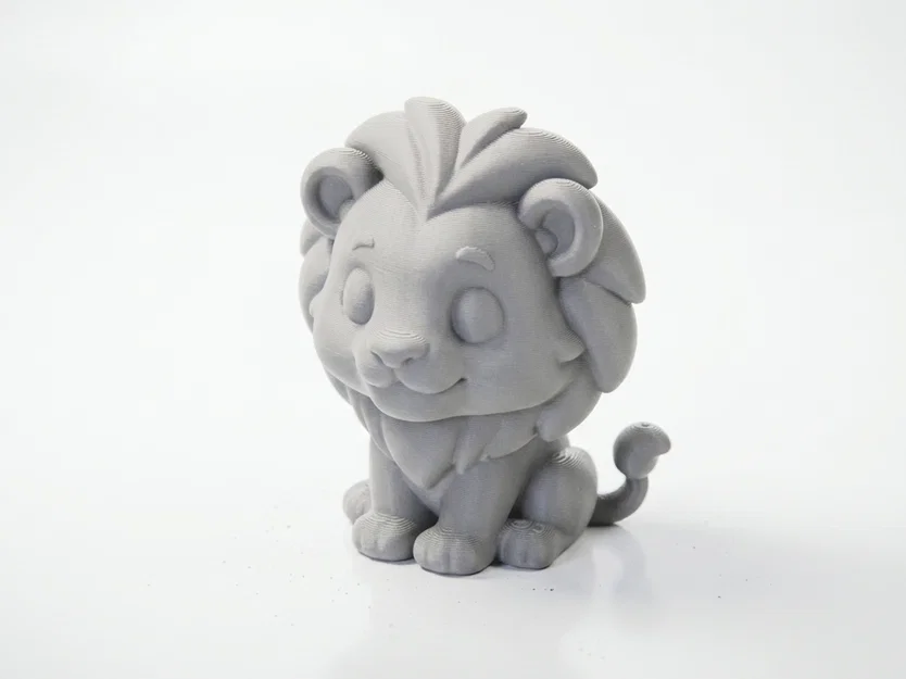 Mô hình tượng sư tử con in 3D - Lion Cub Figurine - Image 1