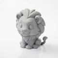 Mô hình tượng sư tử con in 3D - Lion Cub Figurine - Thumbnail 1
