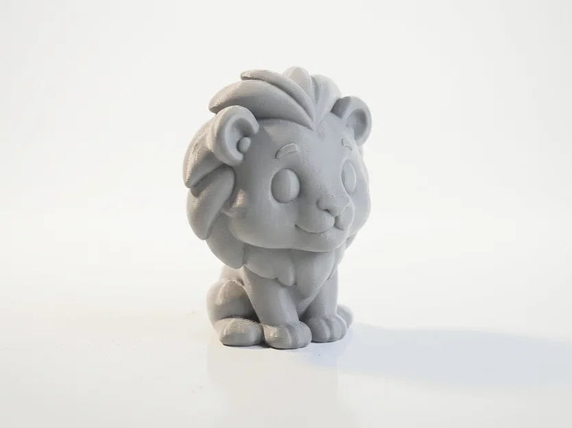 Mô hình tượng sư tử con in 3D - Lion Cub Figurine - Image 2