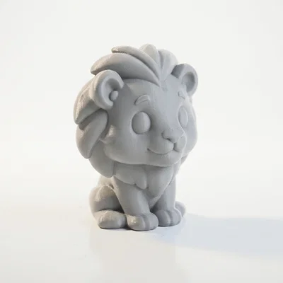 Mô hình tượng sư tử con in 3D - Lion Cub Figurine