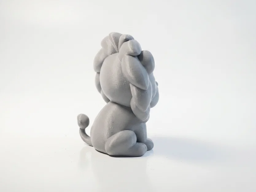 Mô hình tượng sư tử con in 3D - Lion Cub Figurine - Image 3
