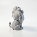 Mô hình tượng sư tử con in 3D - Lion Cub Figurine - Thumbnail 3