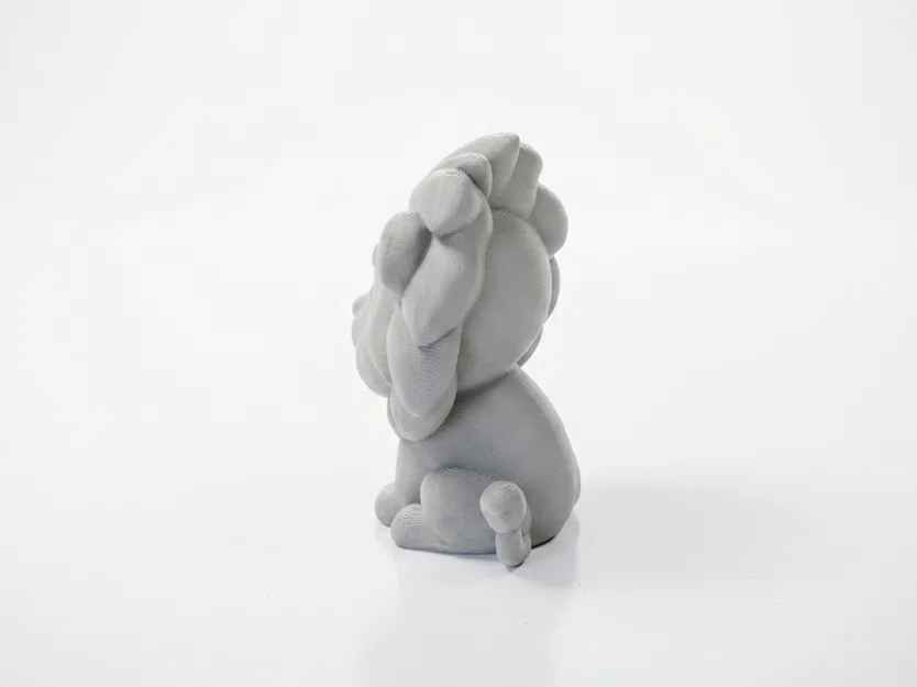 Mô hình tượng sư tử con in 3D - Lion Cub Figurine - Image 4