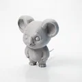Mô hình gấu Koala 3D dễ thương để in ấn - Thumbnail 1