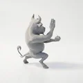 Mô hình tượng bò Kung Fu võ thuật in 3D - Thumbnail 3