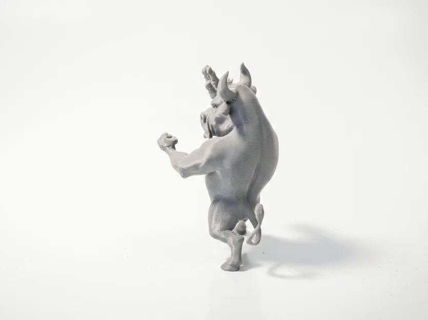 Mô hình tượng bò Kung Fu võ thuật in 3D - Image 4