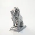 Tượng Sư Tử Vienna Đầy Oai Vệ - Mô Hình In 3D Độc Đáo - Thumbnail 1