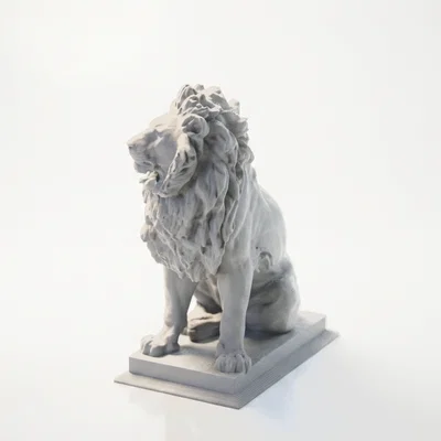 Tượng Sư Tử Vienna Đầy Oai Vệ - Mô Hình In 3D Độc Đáo