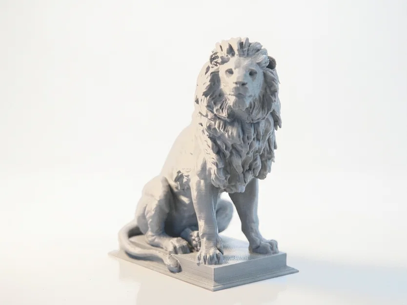 Tượng Sư Tử Vienna Đầy Oai Vệ - Mô Hình In 3D Độc Đáo - Image 2