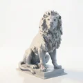Tượng Sư Tử Vienna Đầy Oai Vệ - Mô Hình In 3D Độc Đáo - Thumbnail 2
