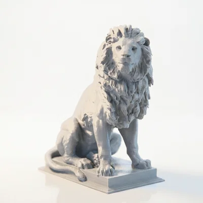 Tượng Sư Tử Vienna Đầy Oai Vệ - Mô Hình In 3D Độc Đáo
