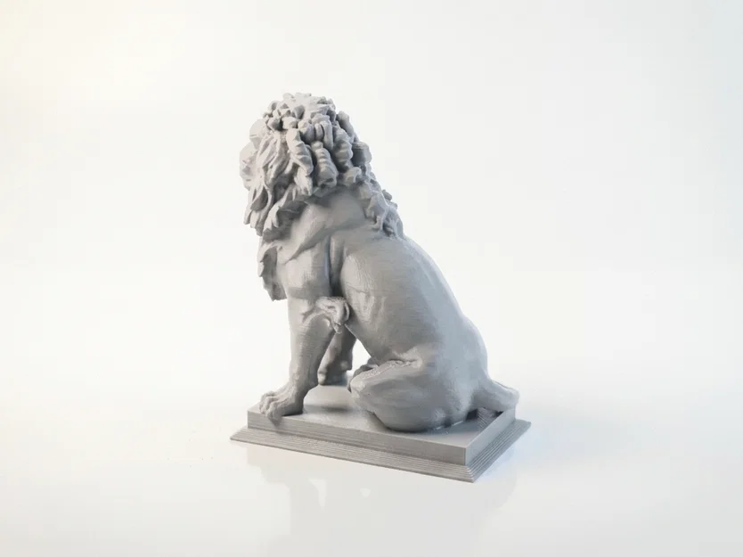 Tượng Sư Tử Vienna Đầy Oai Vệ - Mô Hình In 3D Độc Đáo - Image 4