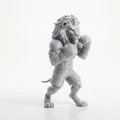 Mô hình 3D Sư tử võ sĩ quyền anh - Lion Boxer Figurine - Thumbnail 2