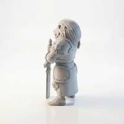 Mô hình in 3D Vua Chiến Binh Sư Tử Fantasy