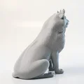 Tượng Sư Tử Đội Vương Miện Oai Vệ - Mô Hình In 3D - Thumbnail 3