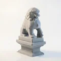 Mô hình tượng Sư tử đá hộ mệnh - File 3D in ấn chi tiết - Thumbnail 2
